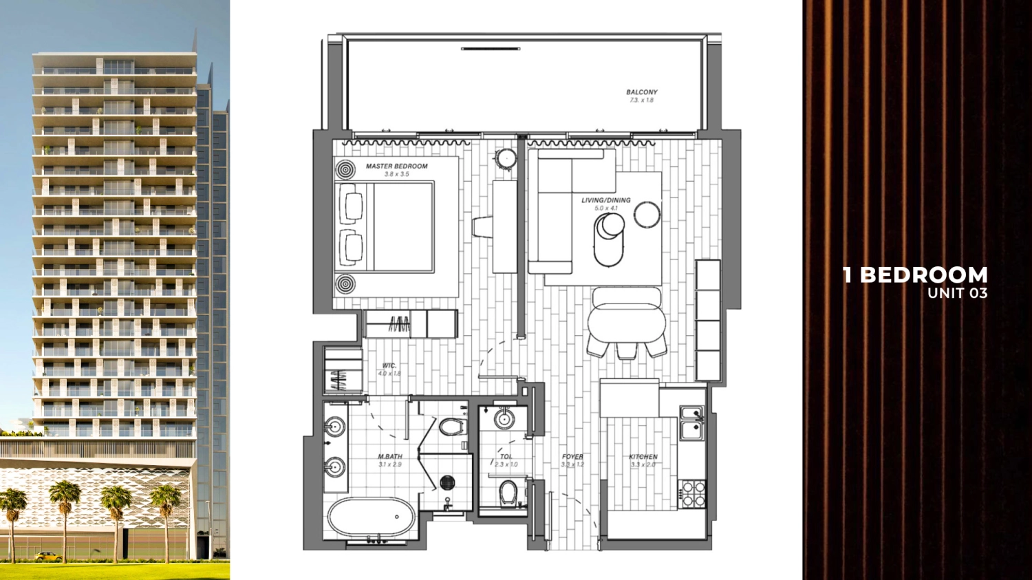 1 BR - Type A